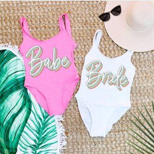 New! White Bride Swimsuit by BrideBabes | Size Large